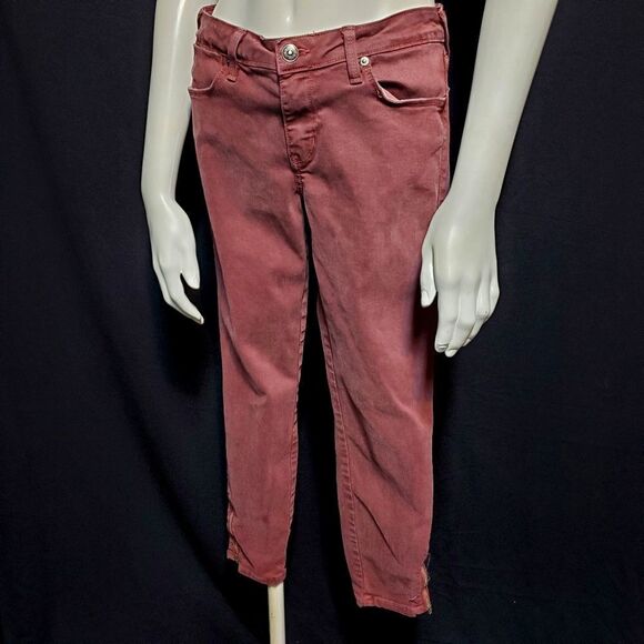Just Black Redish Purple Jeans (26P) - Picture 1 of 5